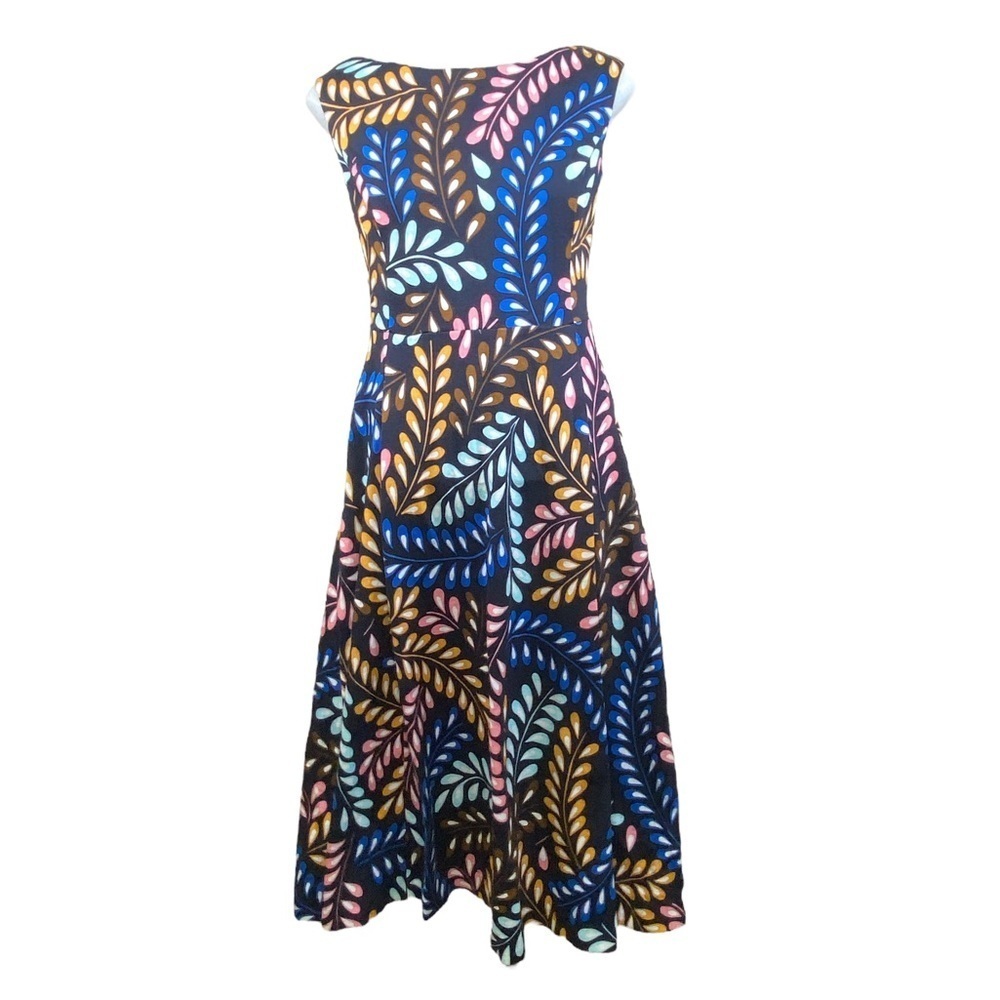 Boden Mary Sleeveless Print Midi Dress - Picture 4 of 14